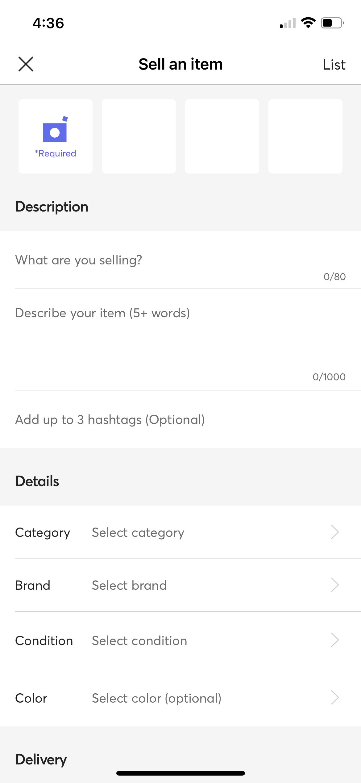 How do you sell on sale mercari
